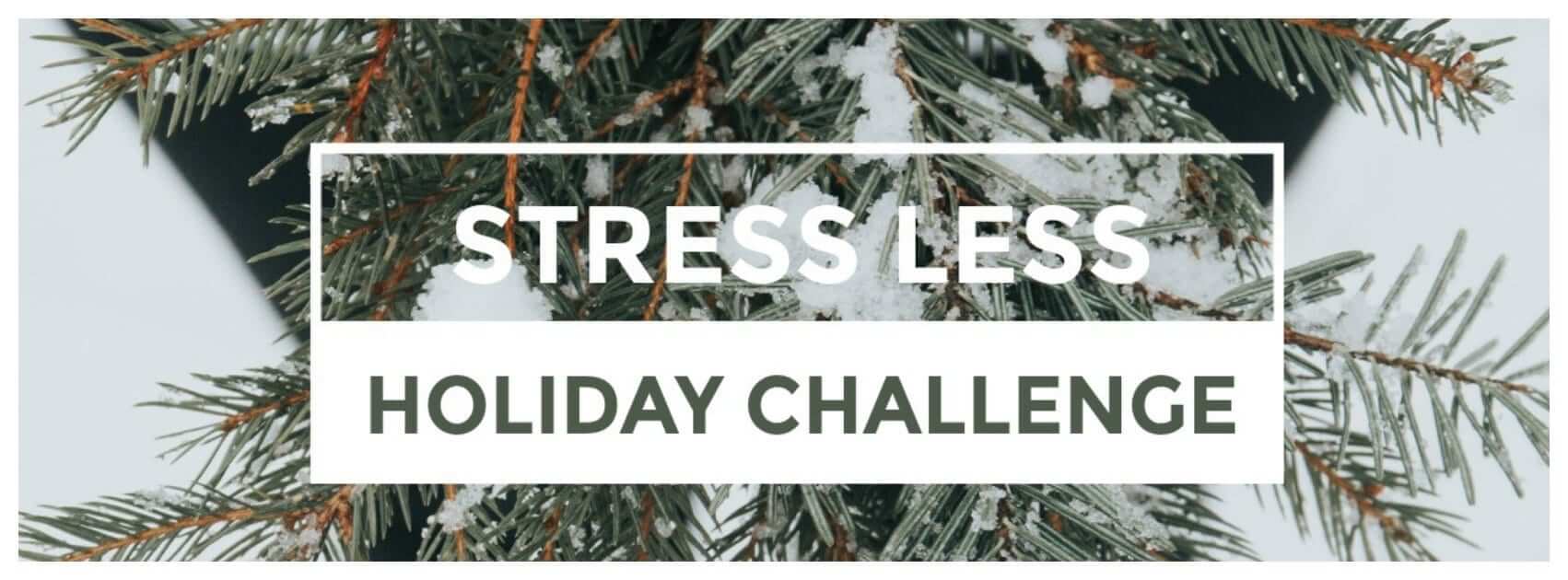 Stress Less Holiday Challenge