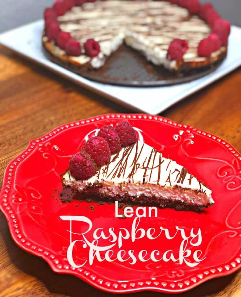 Lean Raspberry Cheesecake