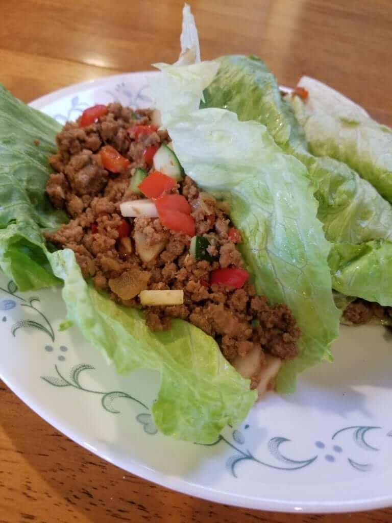 Asian Turkey Lettuce Wraps