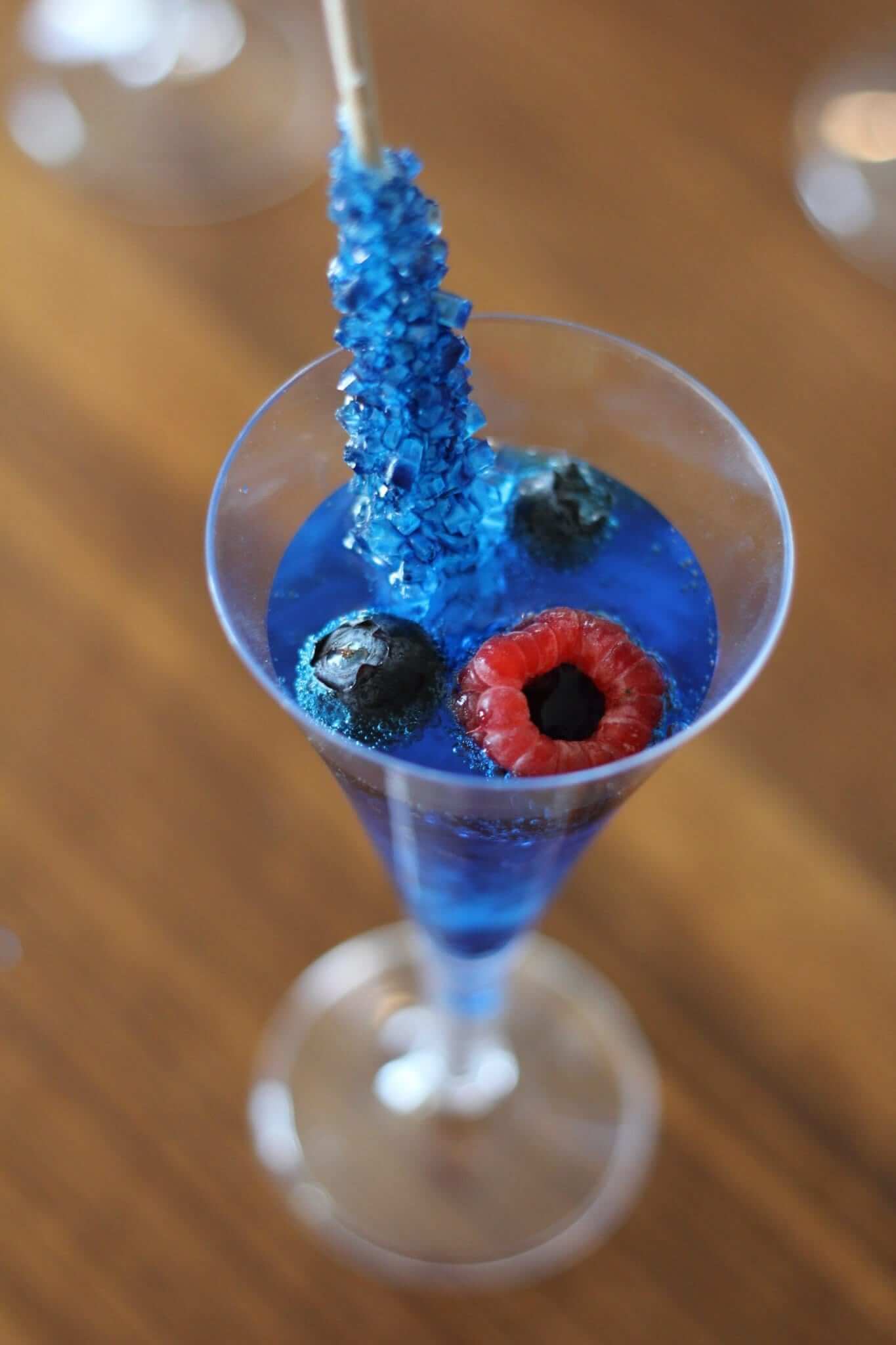 Super Easy Rock Candy Mocktail