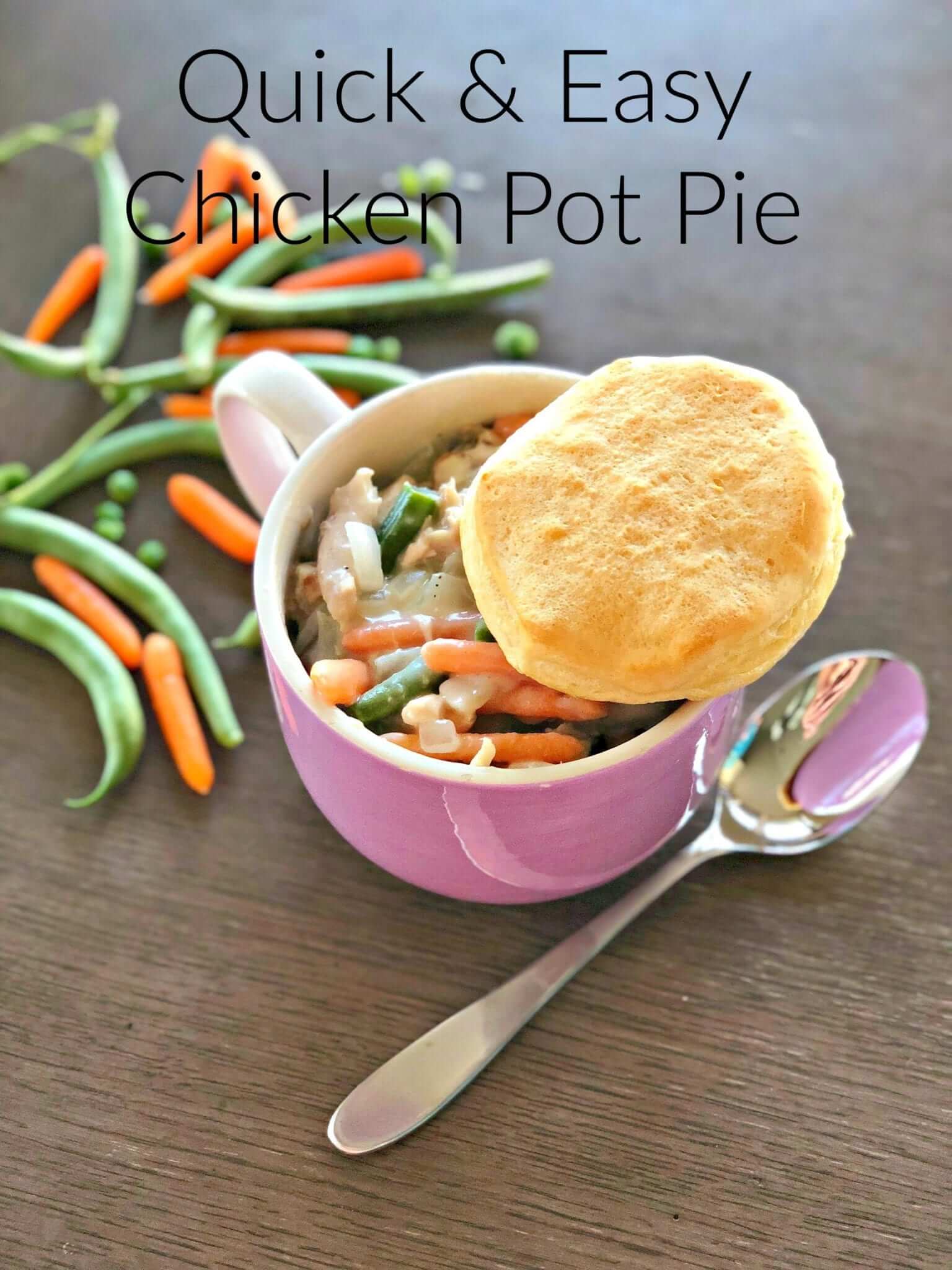 Quick and Easy Chicken pot pie