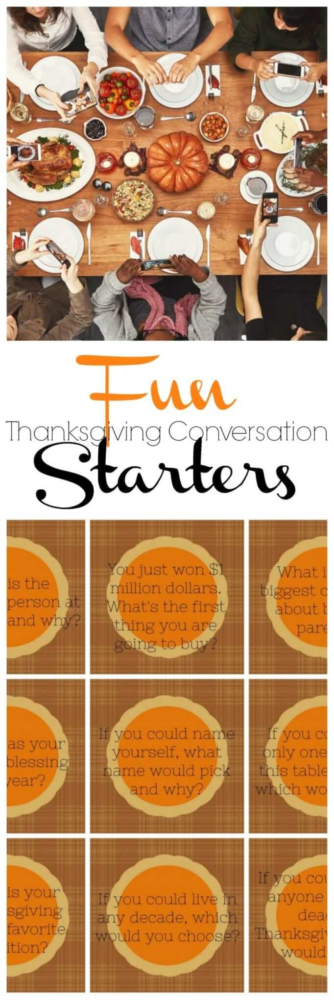 Fun Thanksgiving Conversation Starters