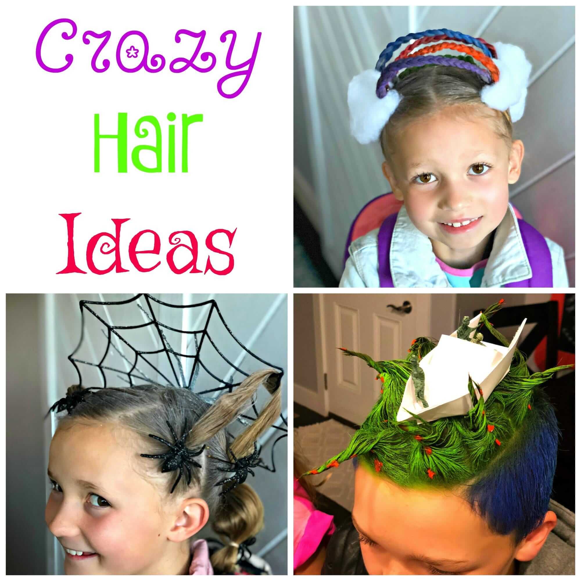 3 Crazy Hair Ideas - Lou Lou Girls