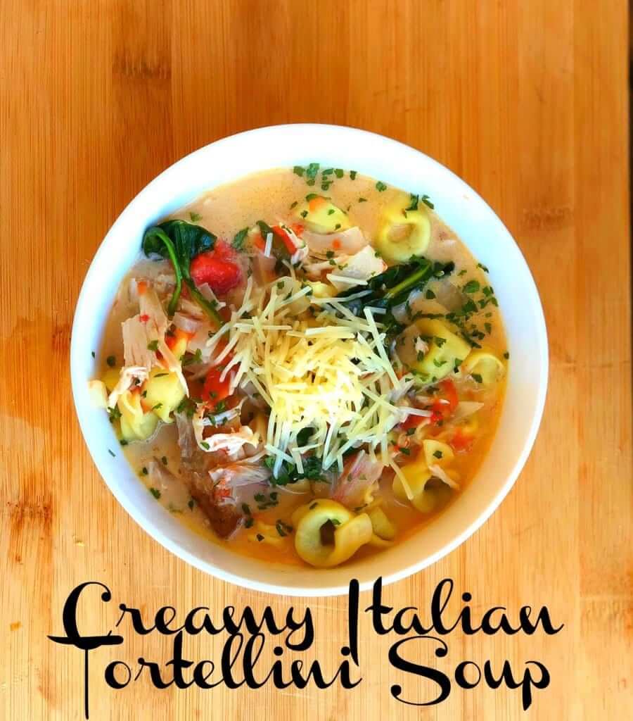 Creamy Italian Tortellini Soup