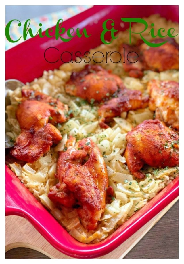 Easy Chicken and Rice Casserole - Lou Lou Girls