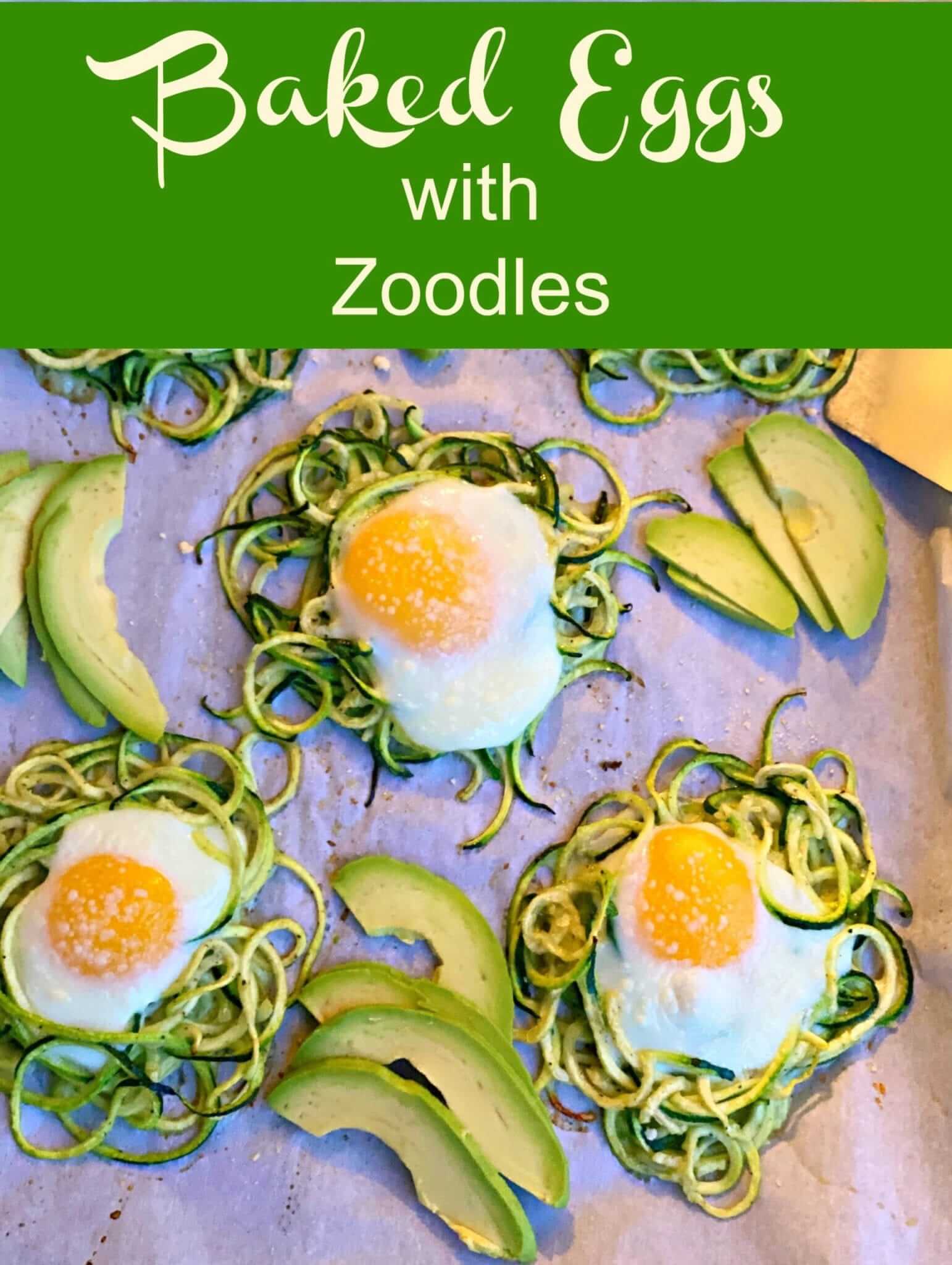 lou lou girls baked eggs with zoodles