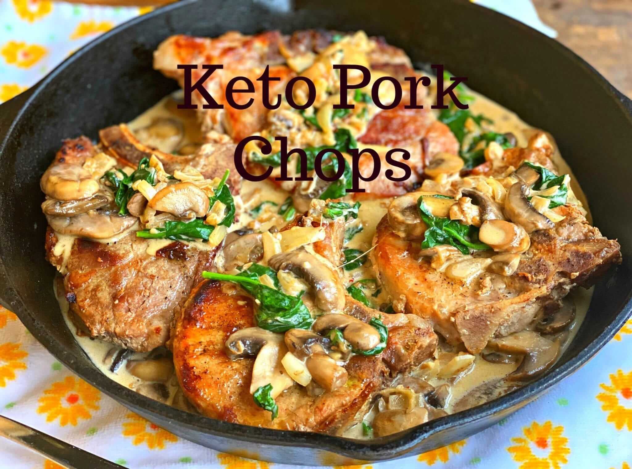 lou lou girls Keto Low Carb Smothered Pork Chops