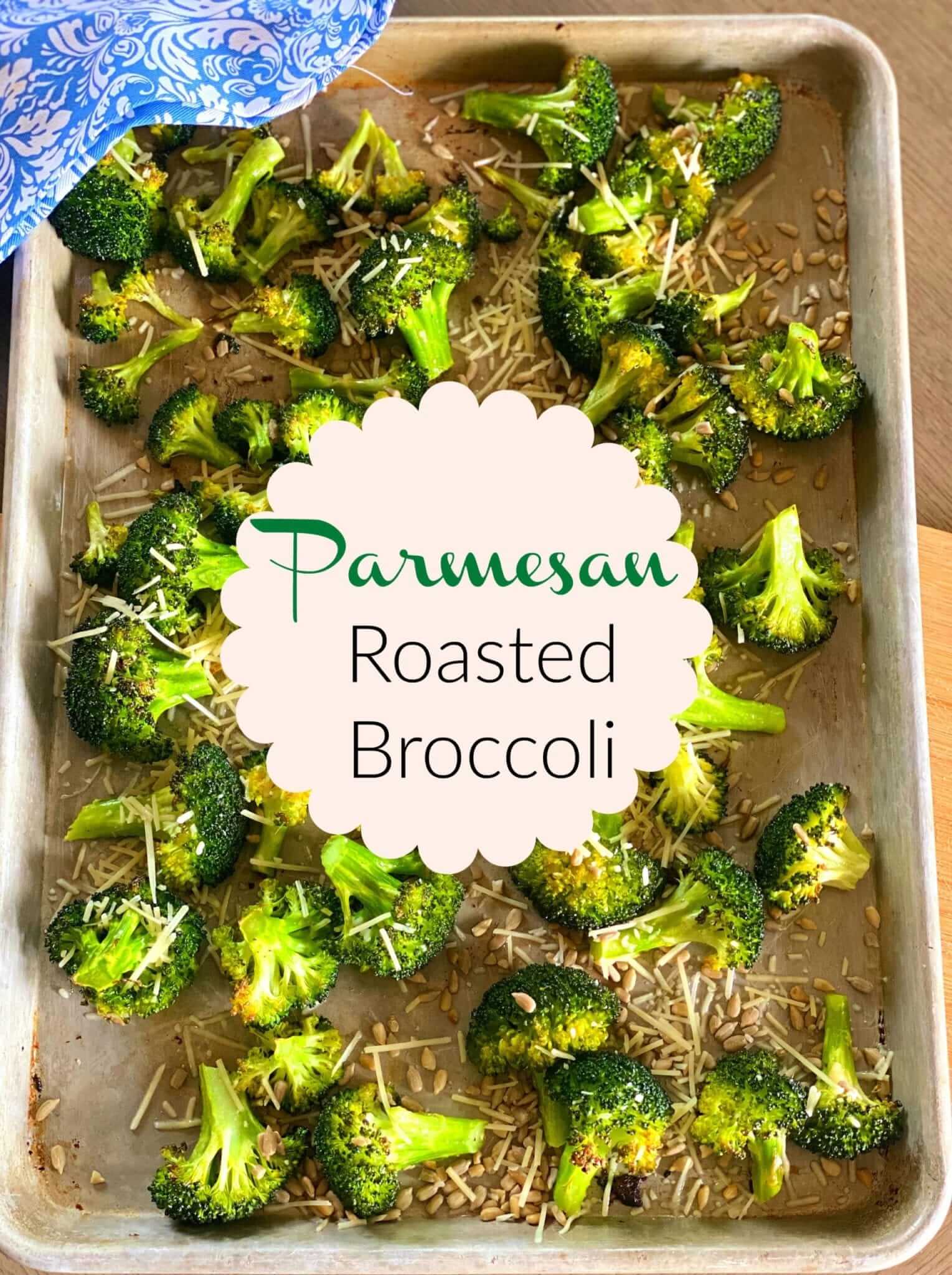 lou lou girls Parmesan Roasted Broccoli
