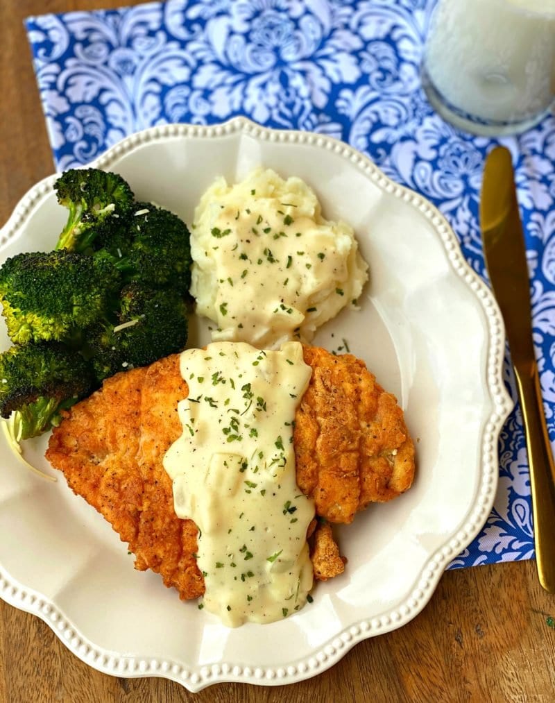 The Best Chicken Fried Chicken with Country Gravy - Lou Lou Girls
