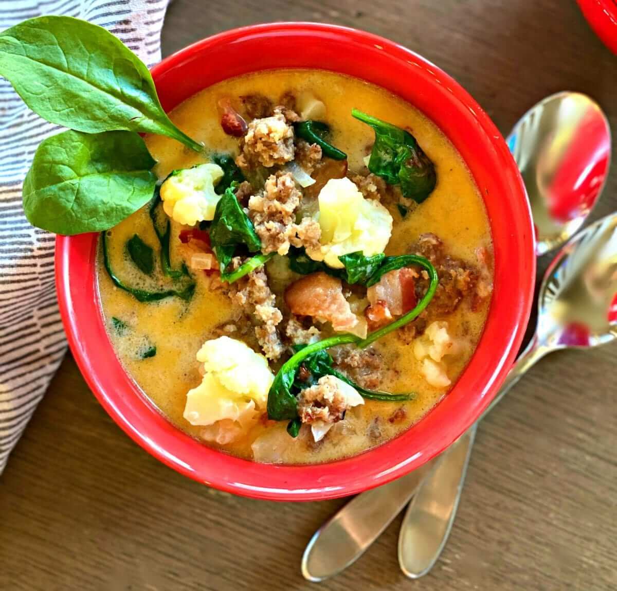 Yummy Keto Zuppa Toscana Soup Lou Lou Girls
