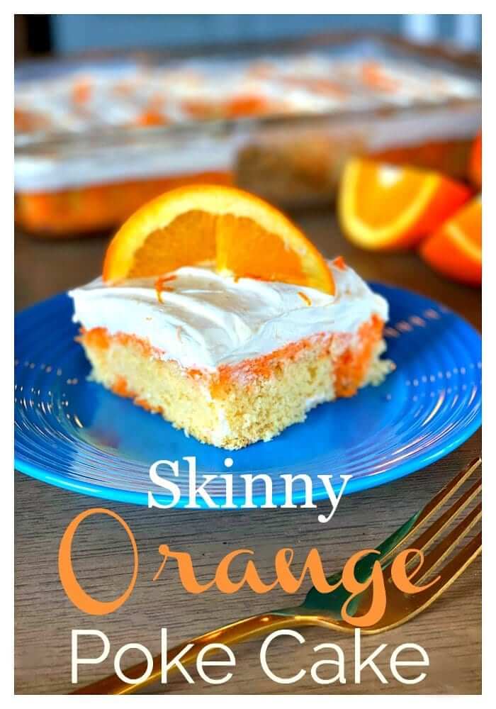 Skinny Orange Poke Cake