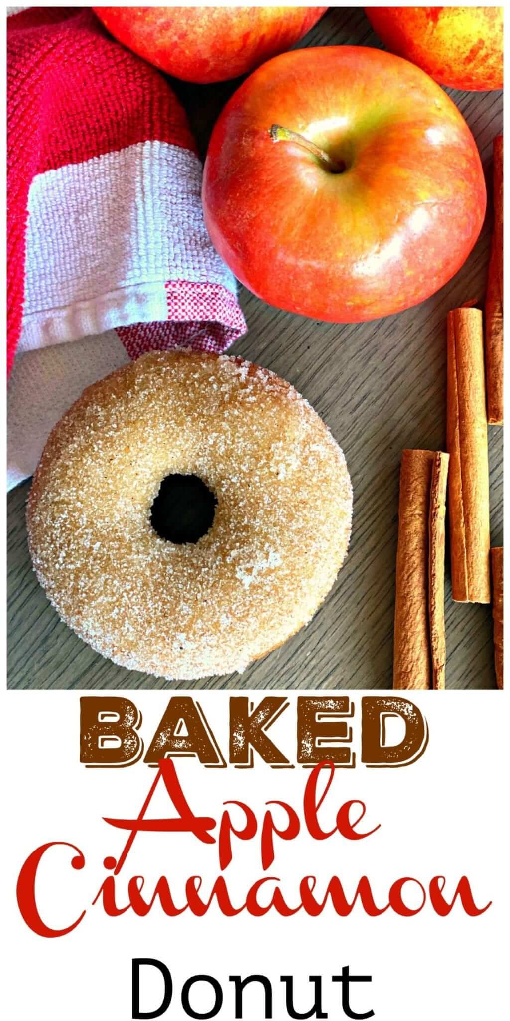 Baked Apple Cinnamon Donuts