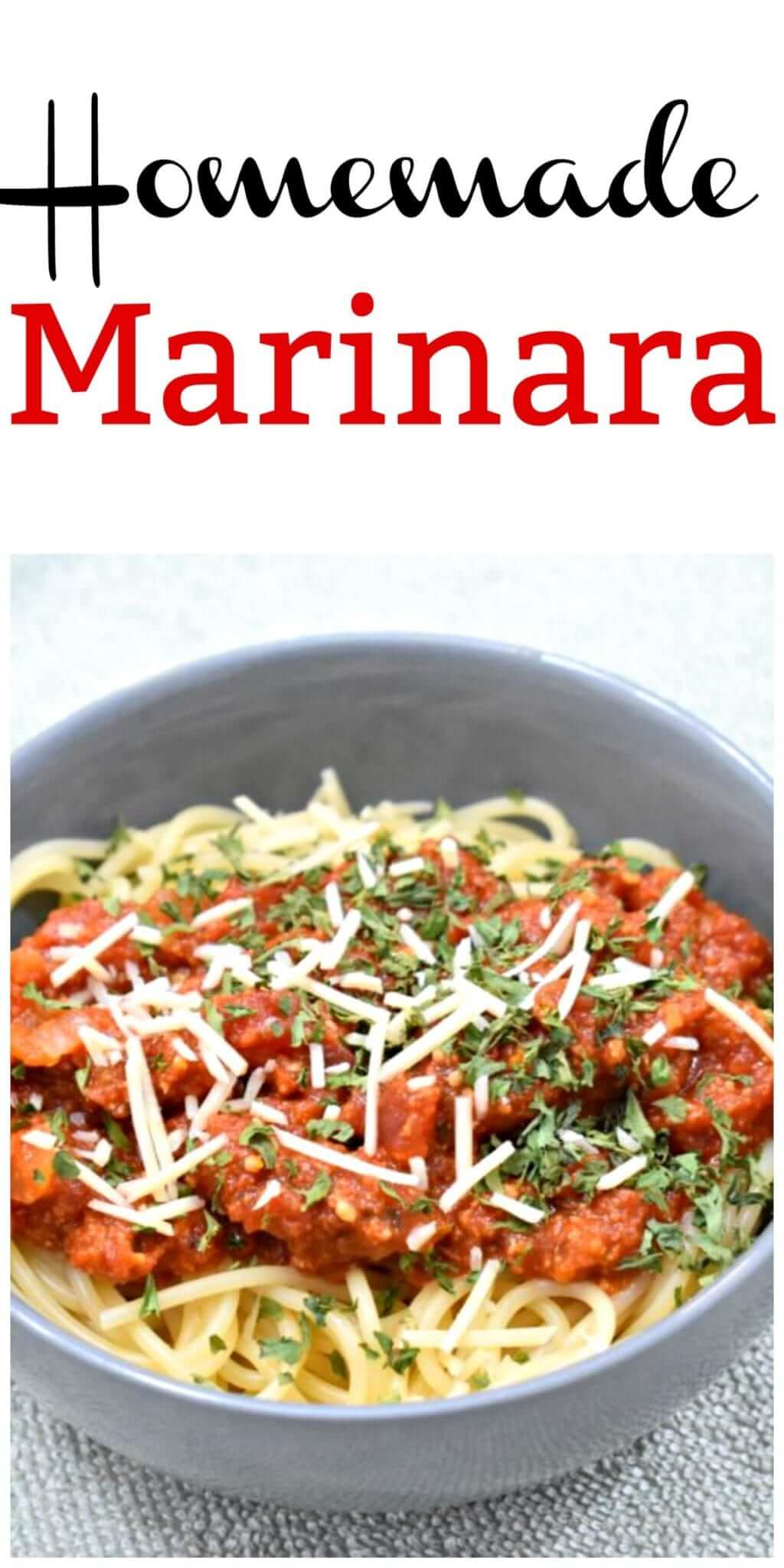 homemade marinara