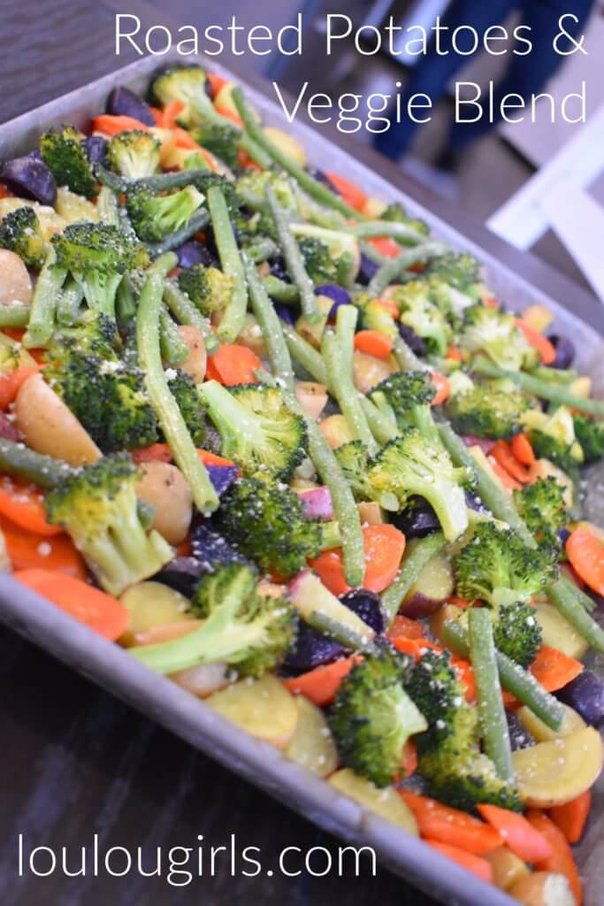 Roasted Potatoes and Veggie Blend
