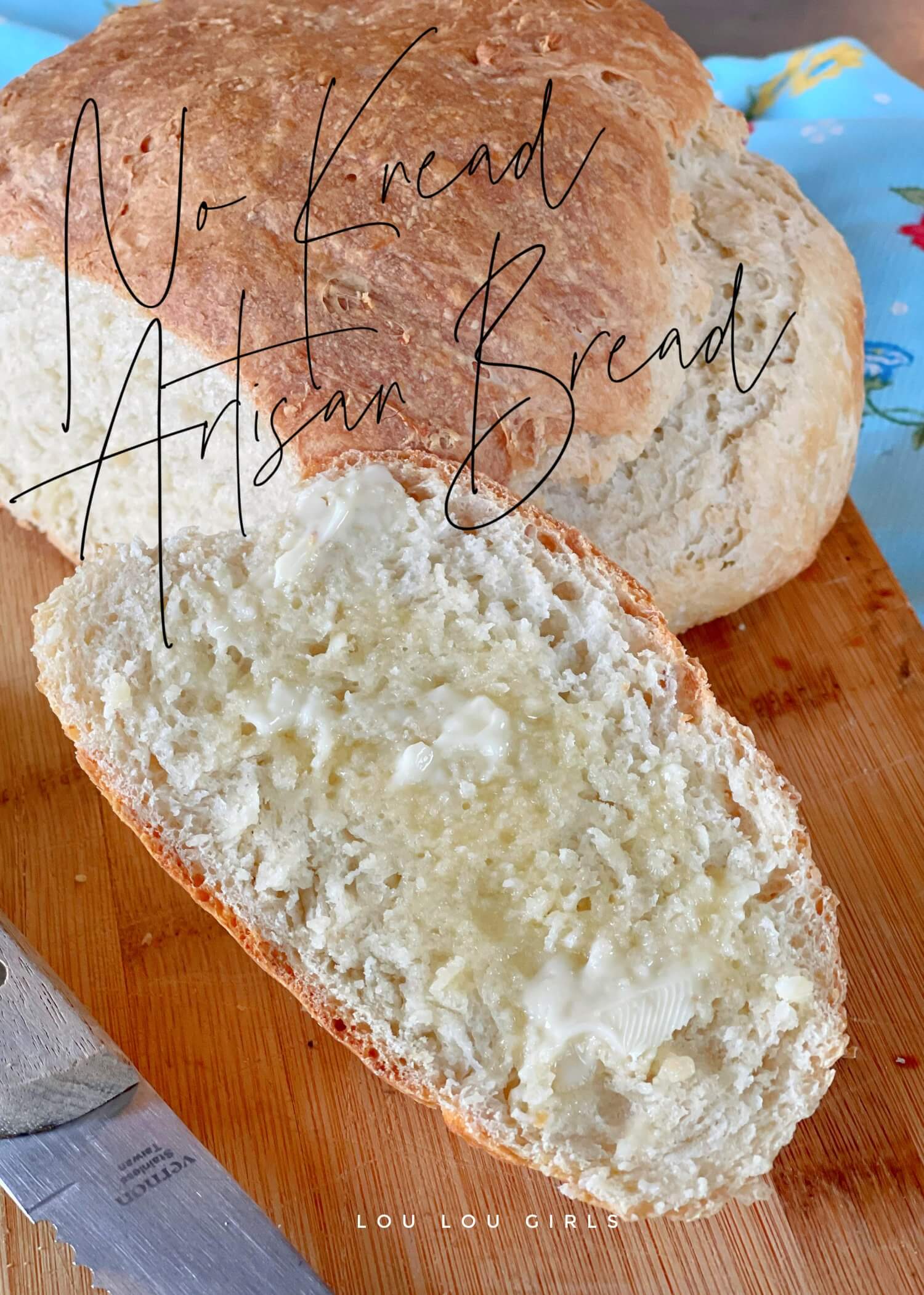 No Knead Artisan bread