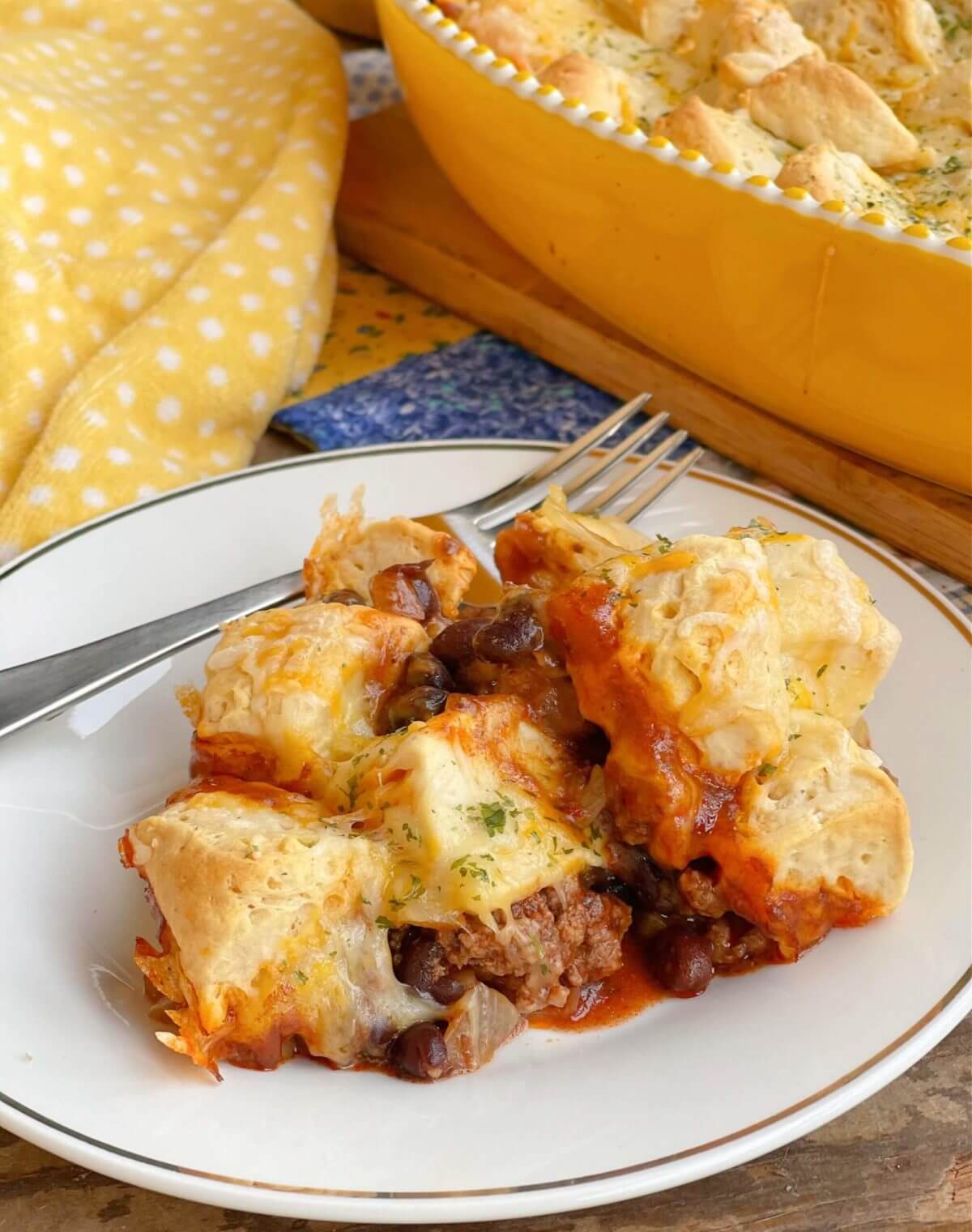 BUBBLE UP ENCHILADA CASSEROLE