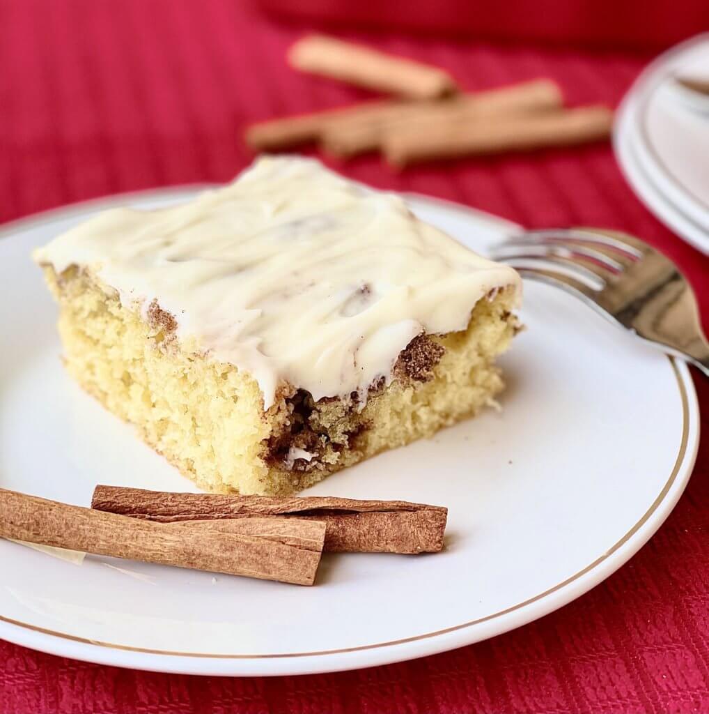 Cinnamon Roll Cake