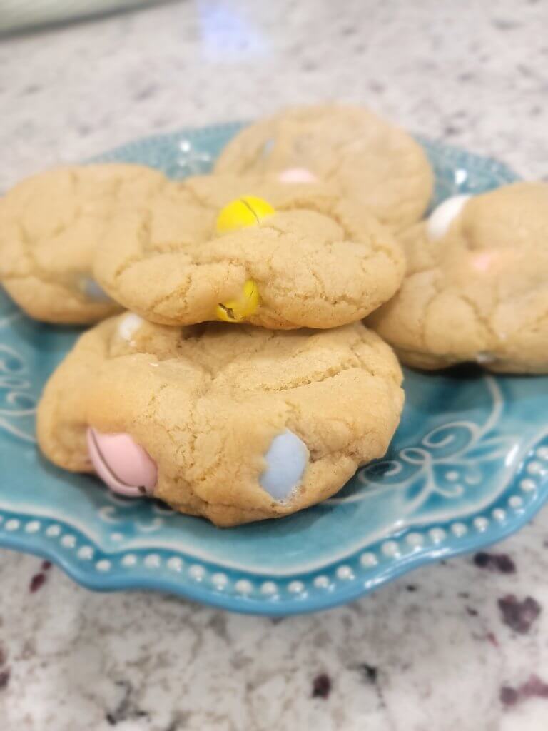 Mini Cadbury Egg Cookies