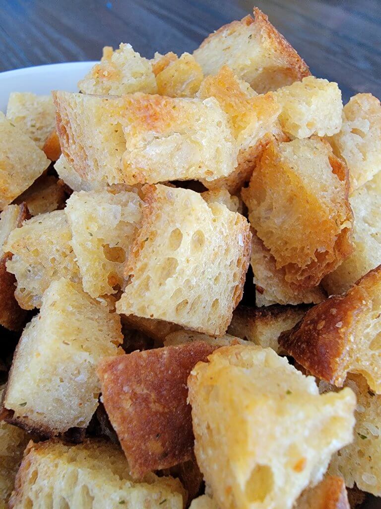 Homemade Butter Garlic Croutons