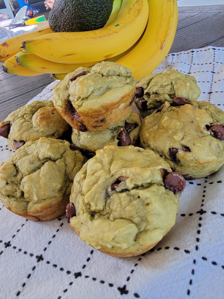 Banana Avocado Muffins