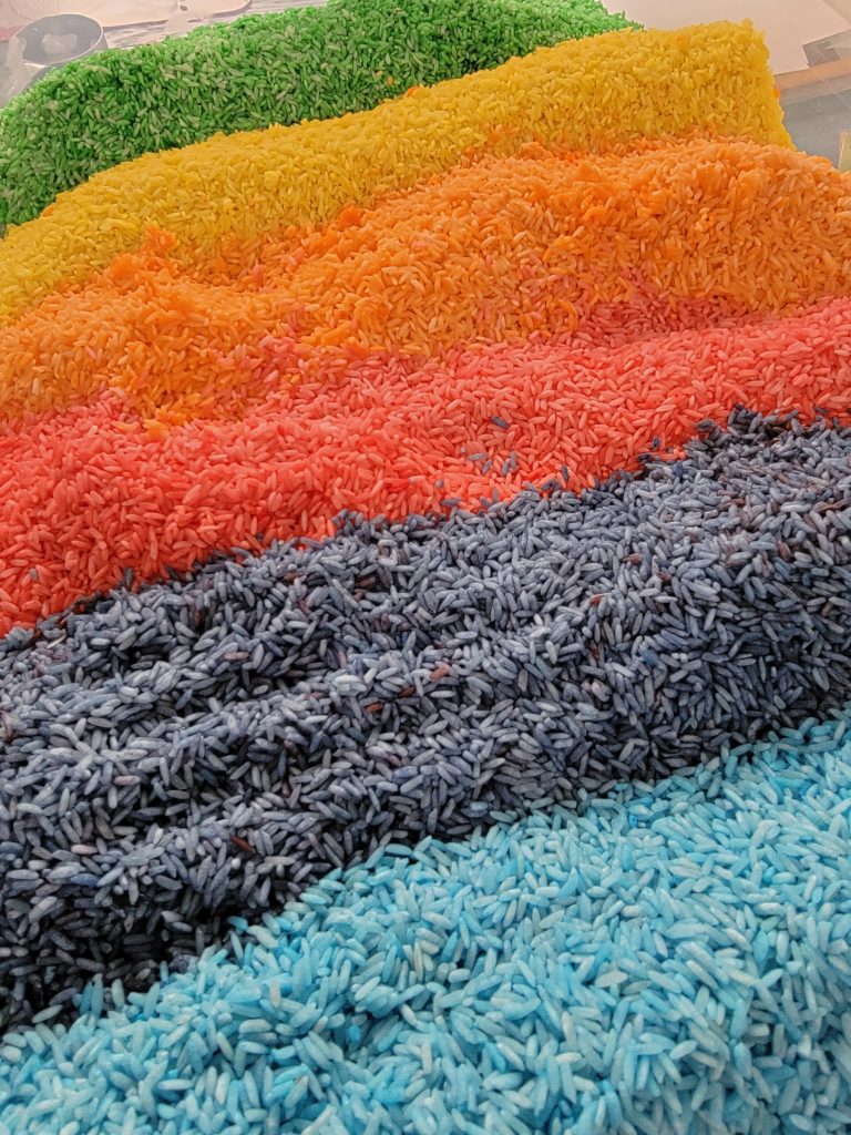 Homemade Rainbow Rice