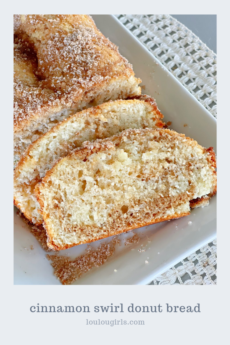 Easy Cinnamon Swirl Donut Bread Lou Lou Girls