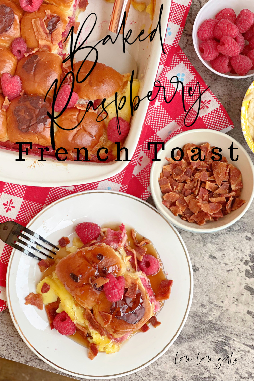 Baked Raspberry French Toast