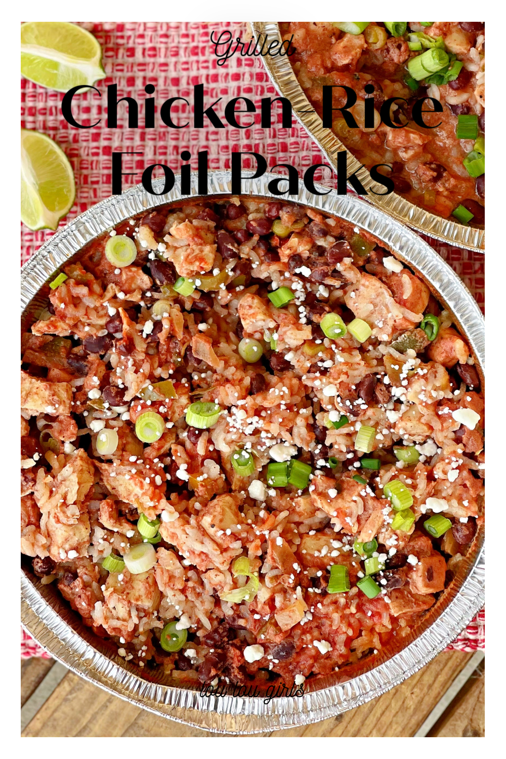 Chicken and Rice Foil Packs