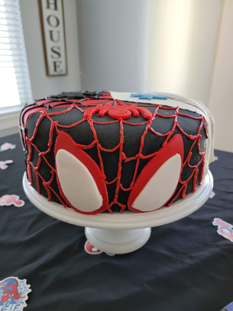 Pineapple Spiderman Cake