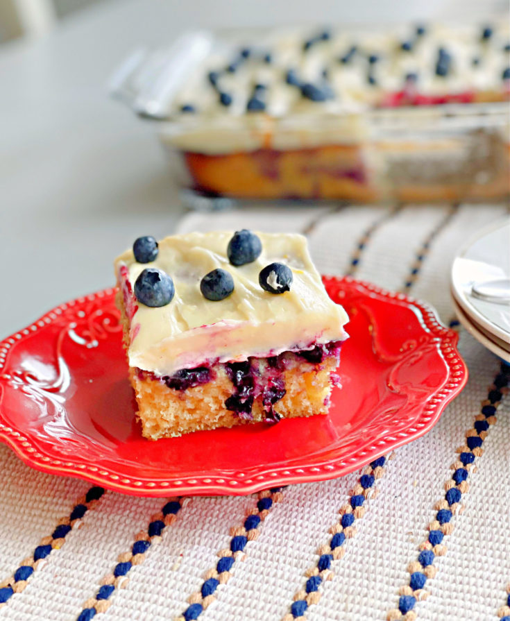 Lemon Blueberry Snacking Cake