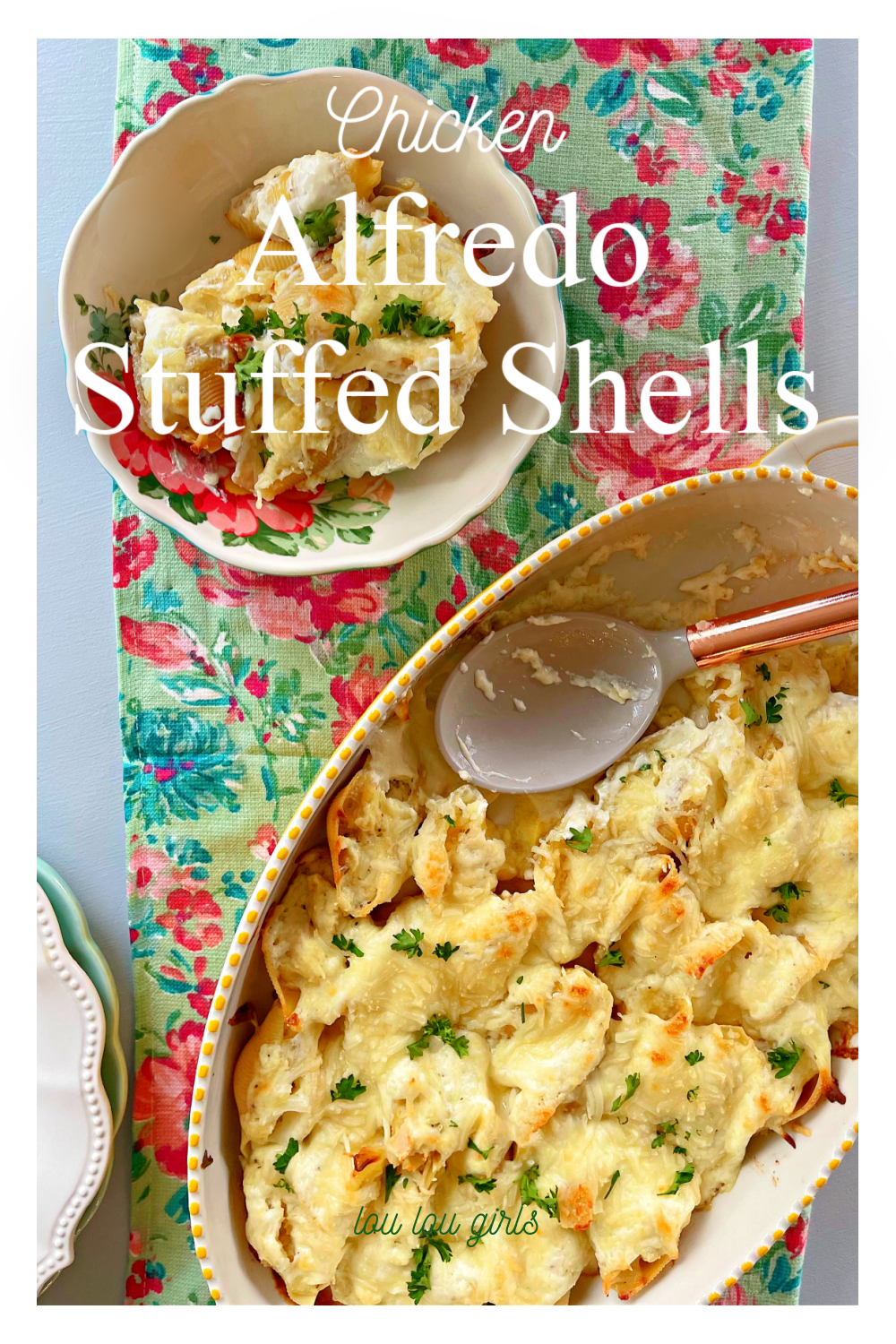 Chicken Alfredo Stuffed Shells