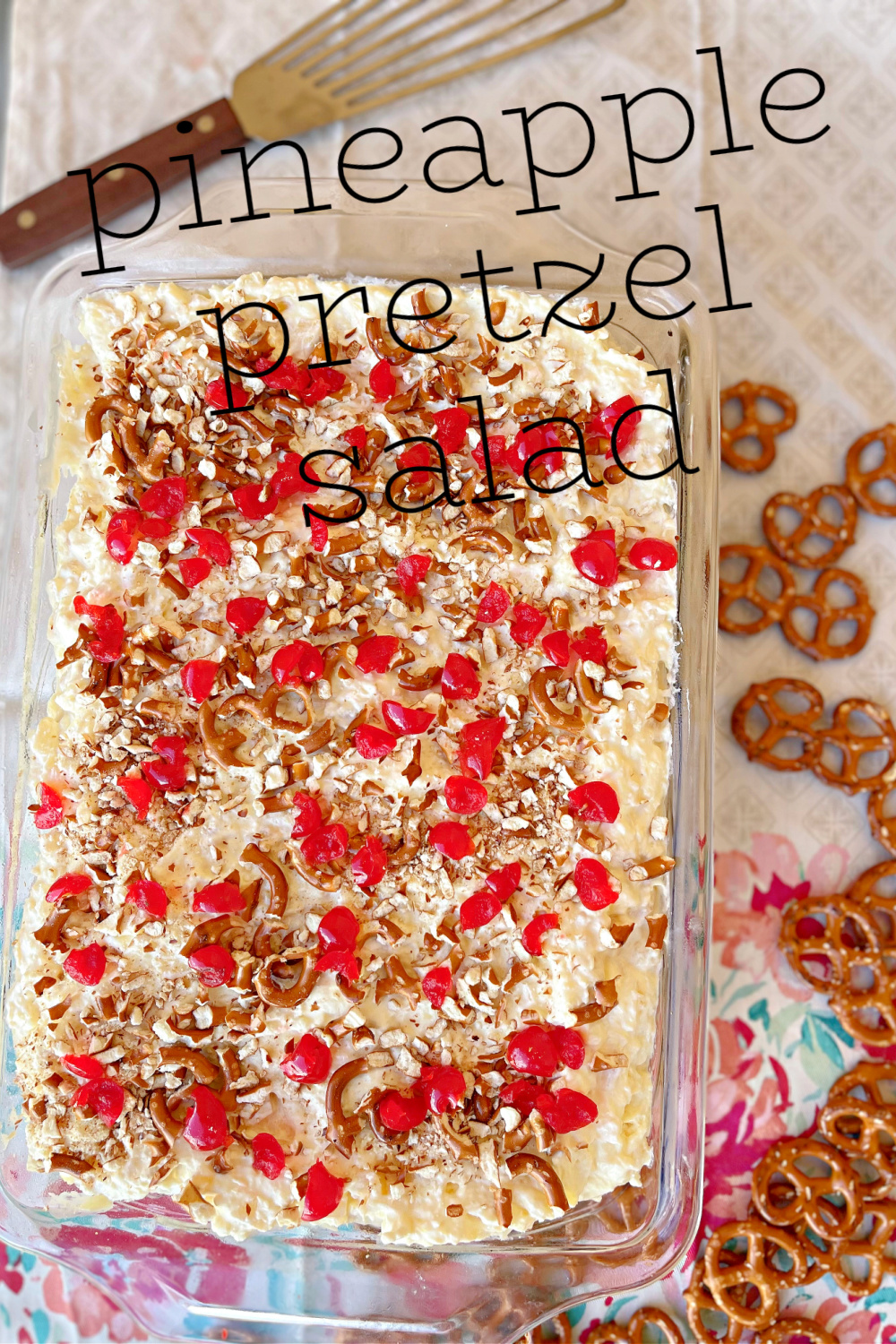 Pineapple Pretzel Salad