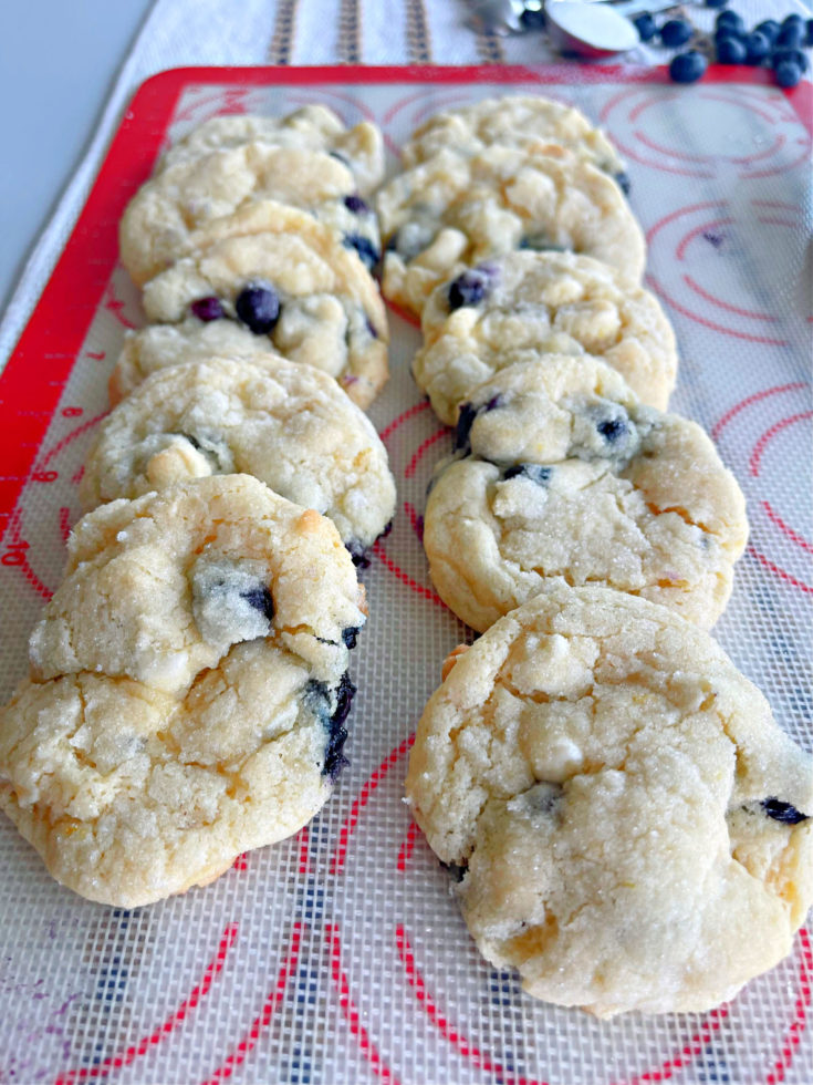 Lemon Blueberry Cookies