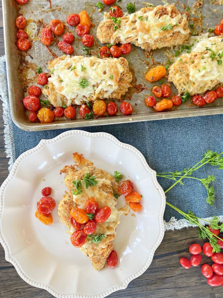 Sheet pan Parmesan Chicken