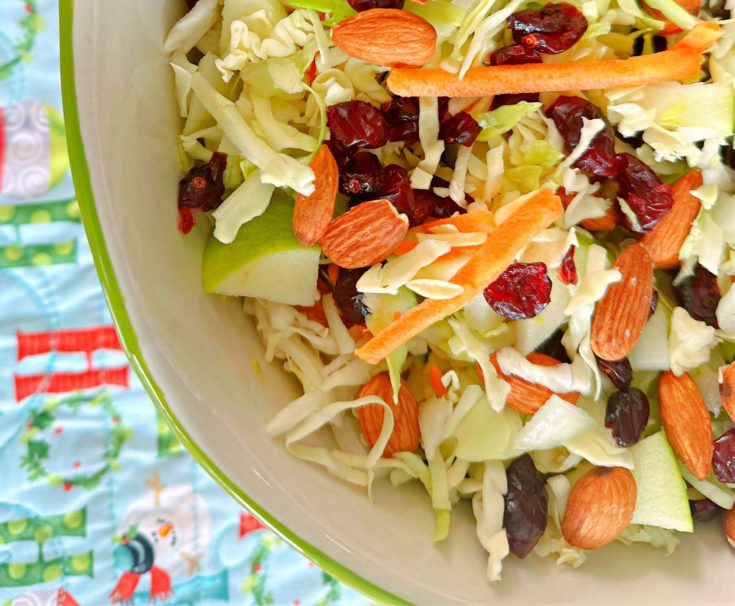 Apple Cranberry Coleslaw