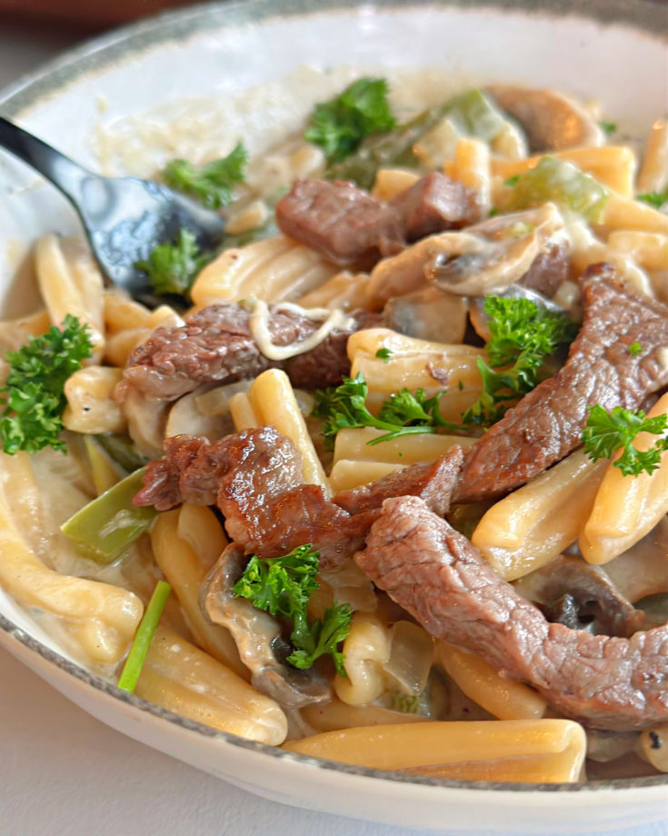 Cheesesteak Pasta