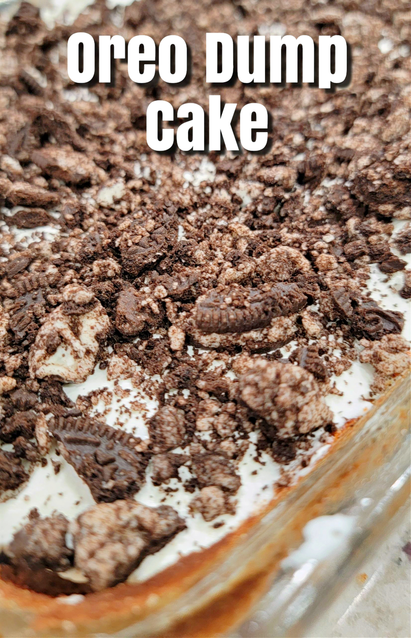 Oreo Dump Cake #oreo #dumpcake #cakerecipe #easyrecipe #dessert