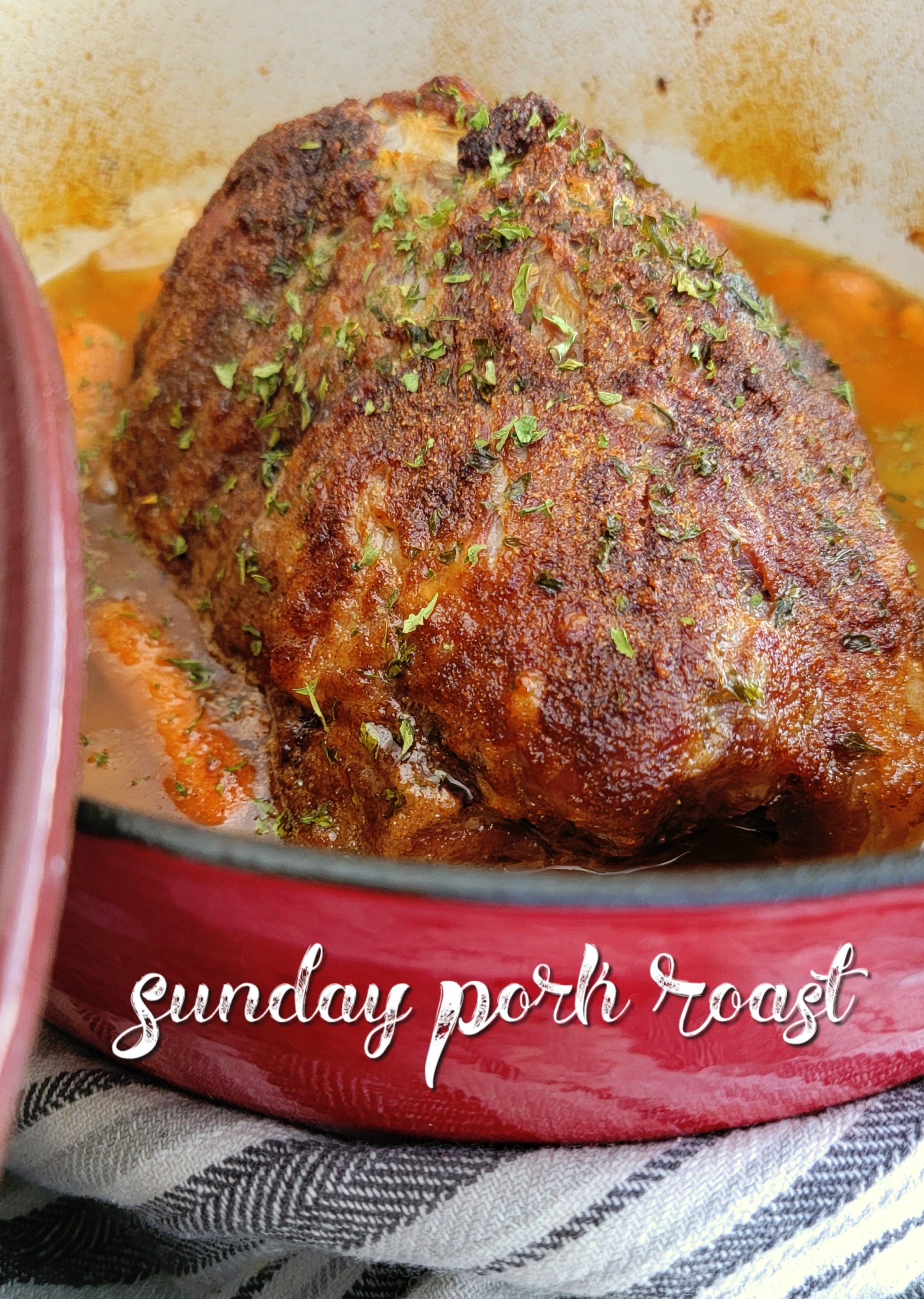 Sunday Pork Roast #porkroast #roast #onepotmeal #recipes #easyrecipe #dinner