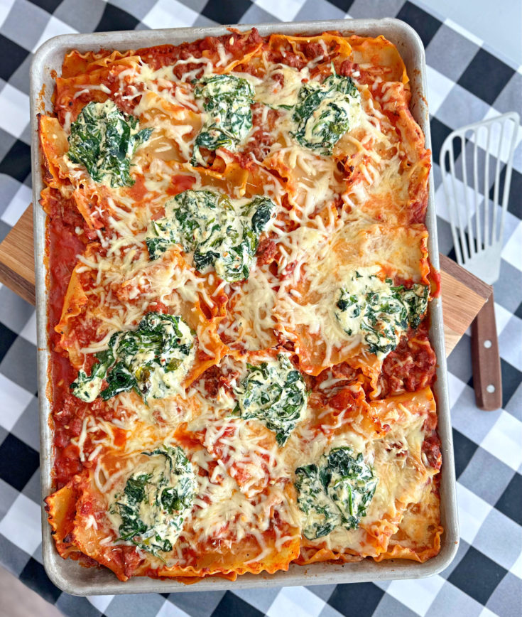 Sheet Pan Lasagna