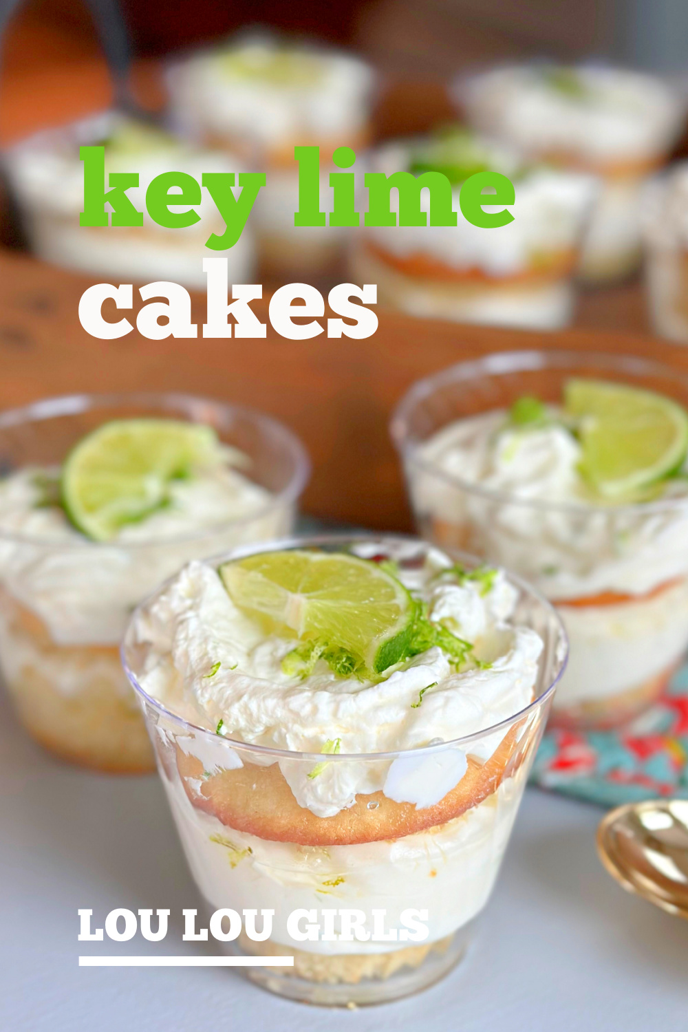 Key Lime Mini Cakes #keylime #minicakes #easyrecipe #dessert #partyfood #summerrecipes