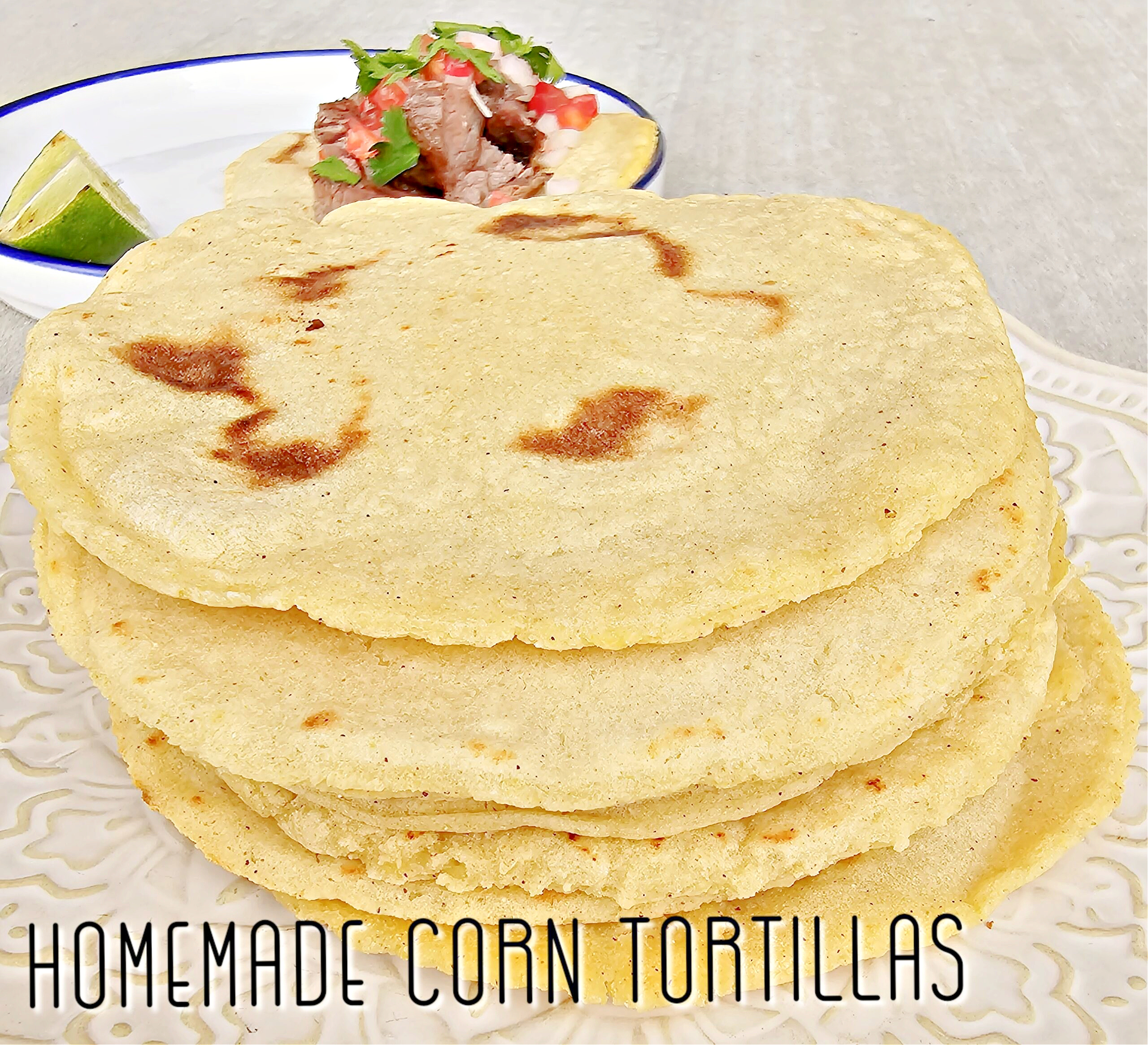 Homemade Corn Tortillas #corntortillas #homemade #tacos #mexicanfood