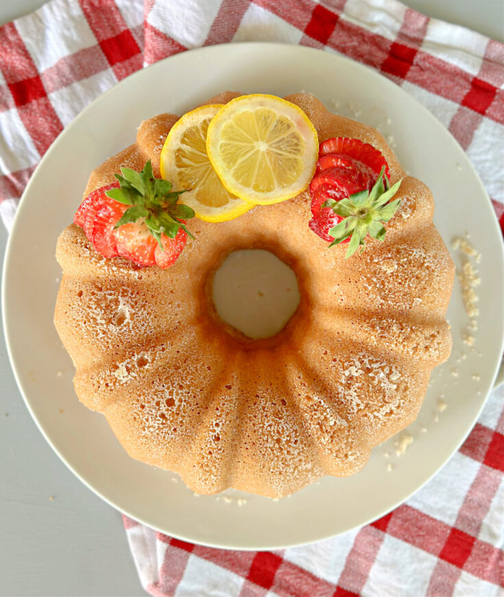 Strawberry Pound Cake