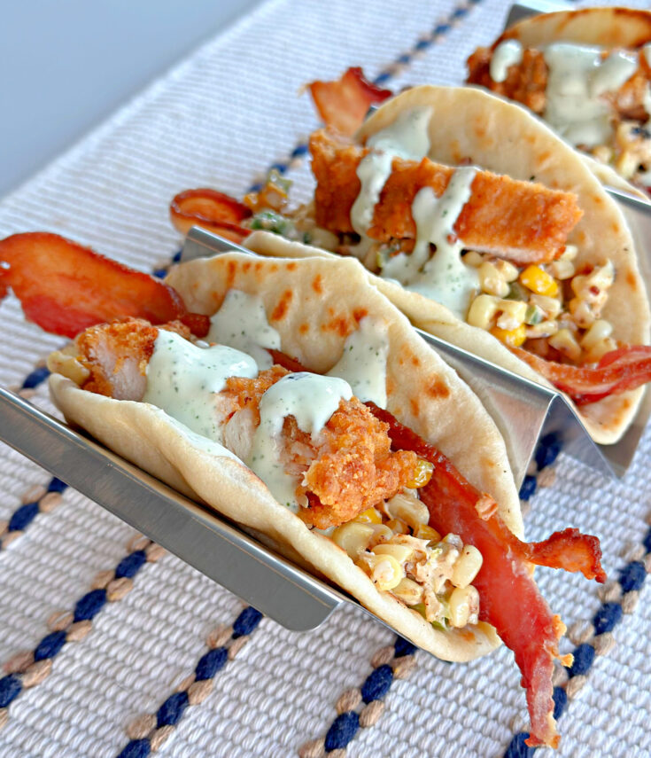 Fried Chicken Tacos