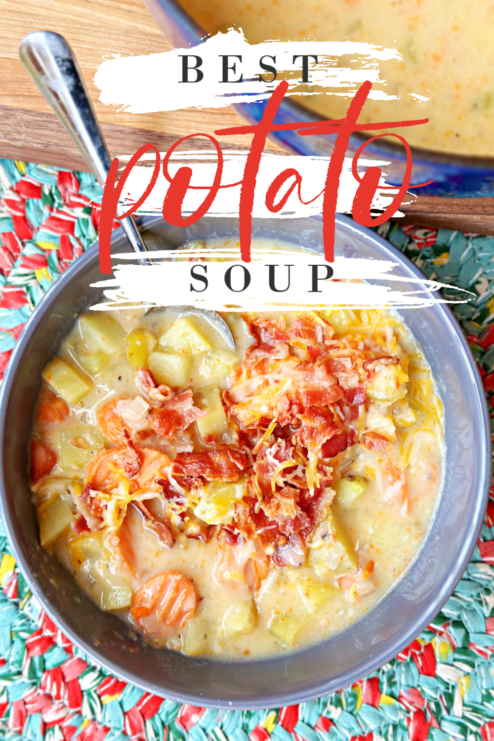 Best Potato Soup #potatosoup #souprecipe #best #easydinnerrecipe #onepotmeal
