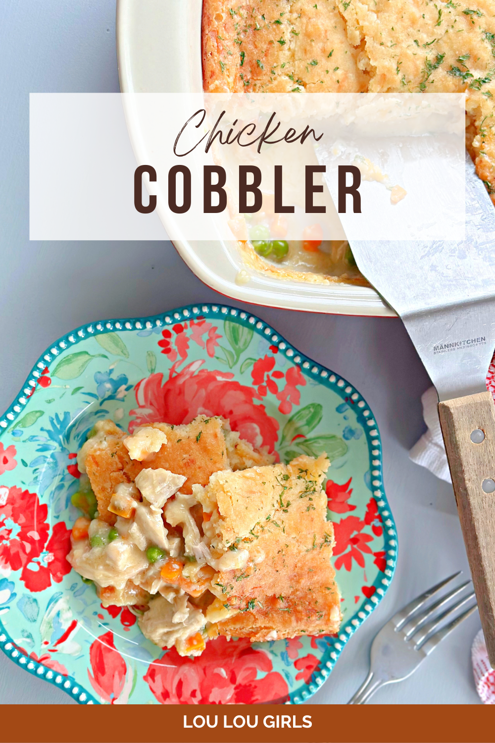 Chicken Cobbler #chicken #chickencobbler #casserole #easydinnerrecipe #dinner #weeknightdinner #kidapprovedmeal
