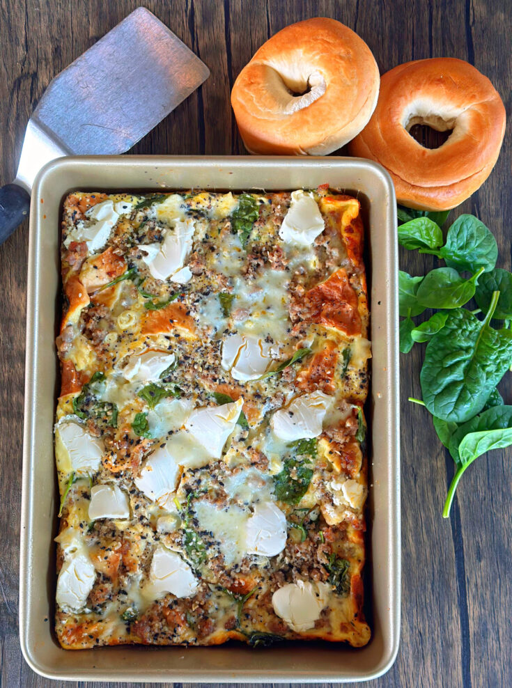 Bagel Breakfast Casserole