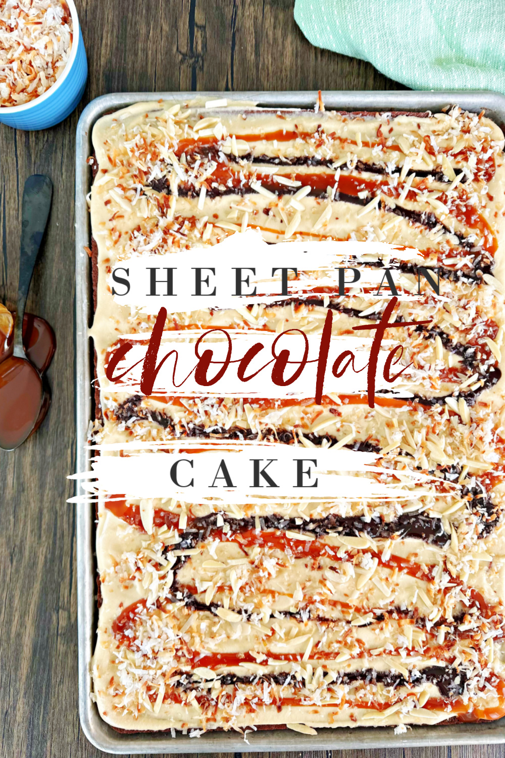 Sheet Pan Chocolate Cake Delight #shhetpandessert #sheetpancake #cakerecipe #chocolate #dessert #easydessert