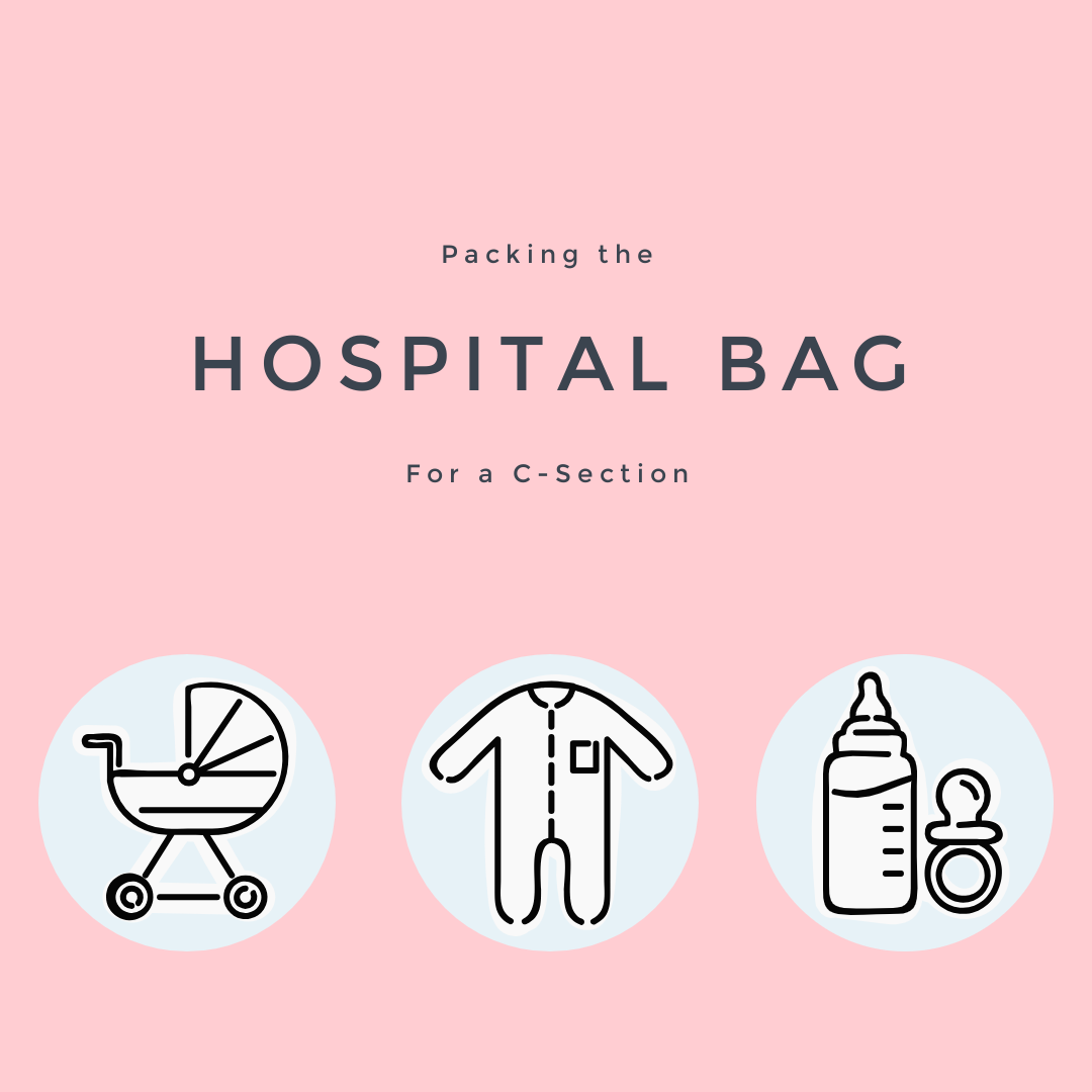 Packing the Hospital Bag for a C-Section #baby #csection #hospitalbag #packing