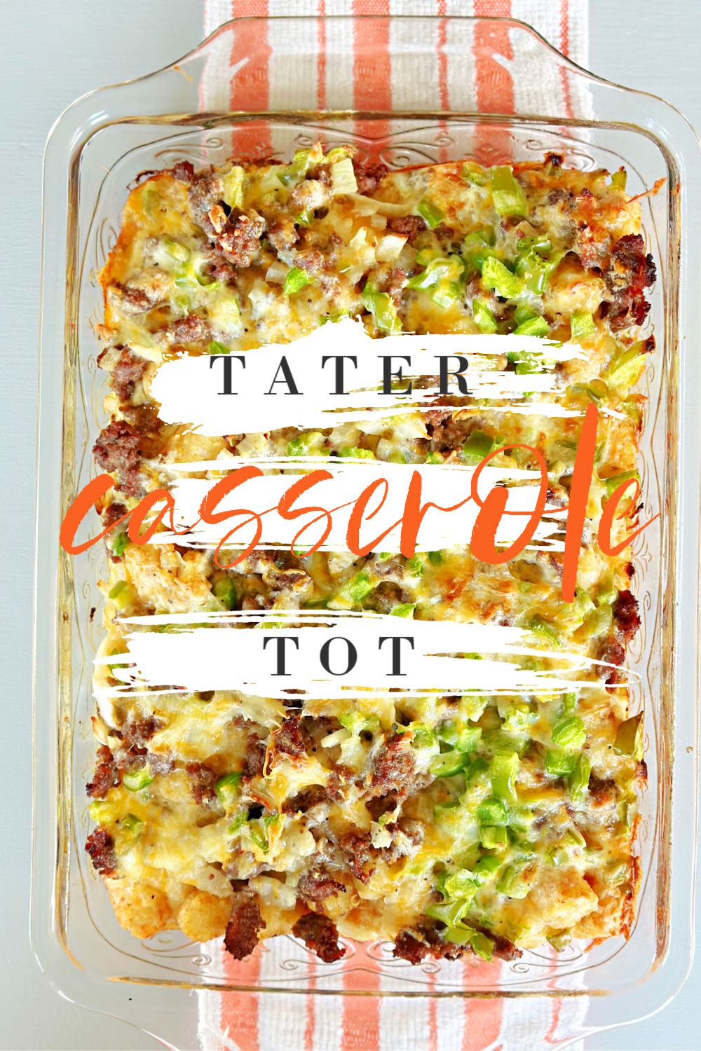 Tater Tot Casserole #tatertotcasserole #breakfast #breakfast #tatertot #brunchrecipes #potluckrecipes
#makeaheadmeals #easyrecipes #breakfastcasserole