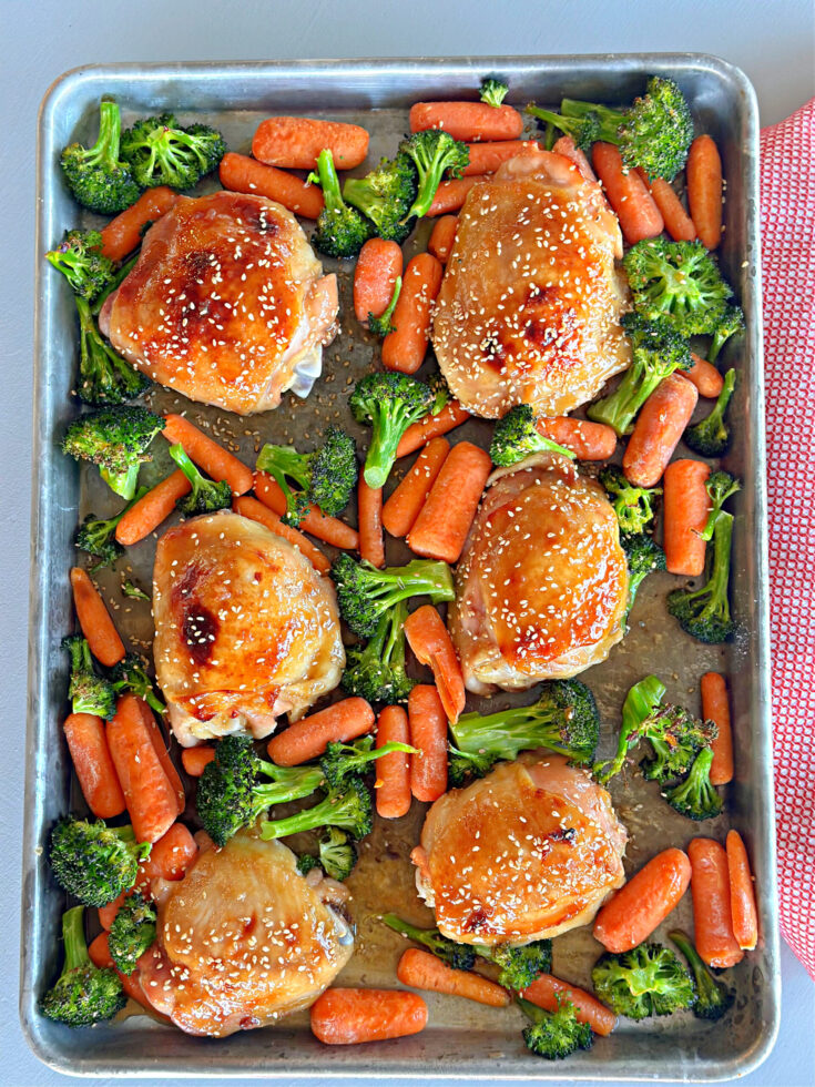 Sheet Pan Honey Garlic Chicken